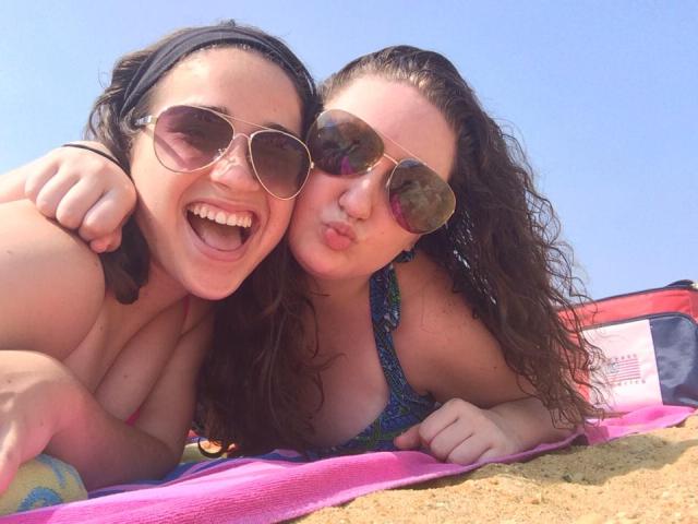 beach with j